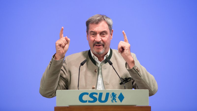 Archivbild: CSU-Chef Markus Söder | Bild: picture alliance / SZ Photo | Florian Peljak Archivbild: CSU-Chef Markus Söder