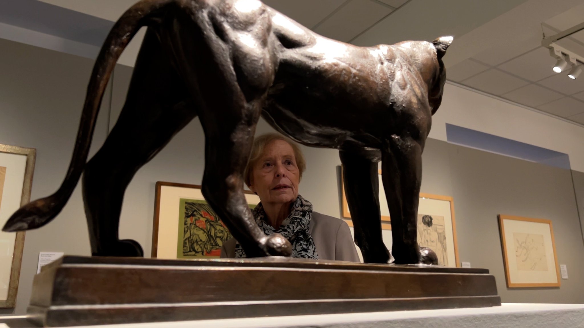 Kunsthistorikerin Brigitte Schad im Aschaffenburger Kirchnerhaus-Museum