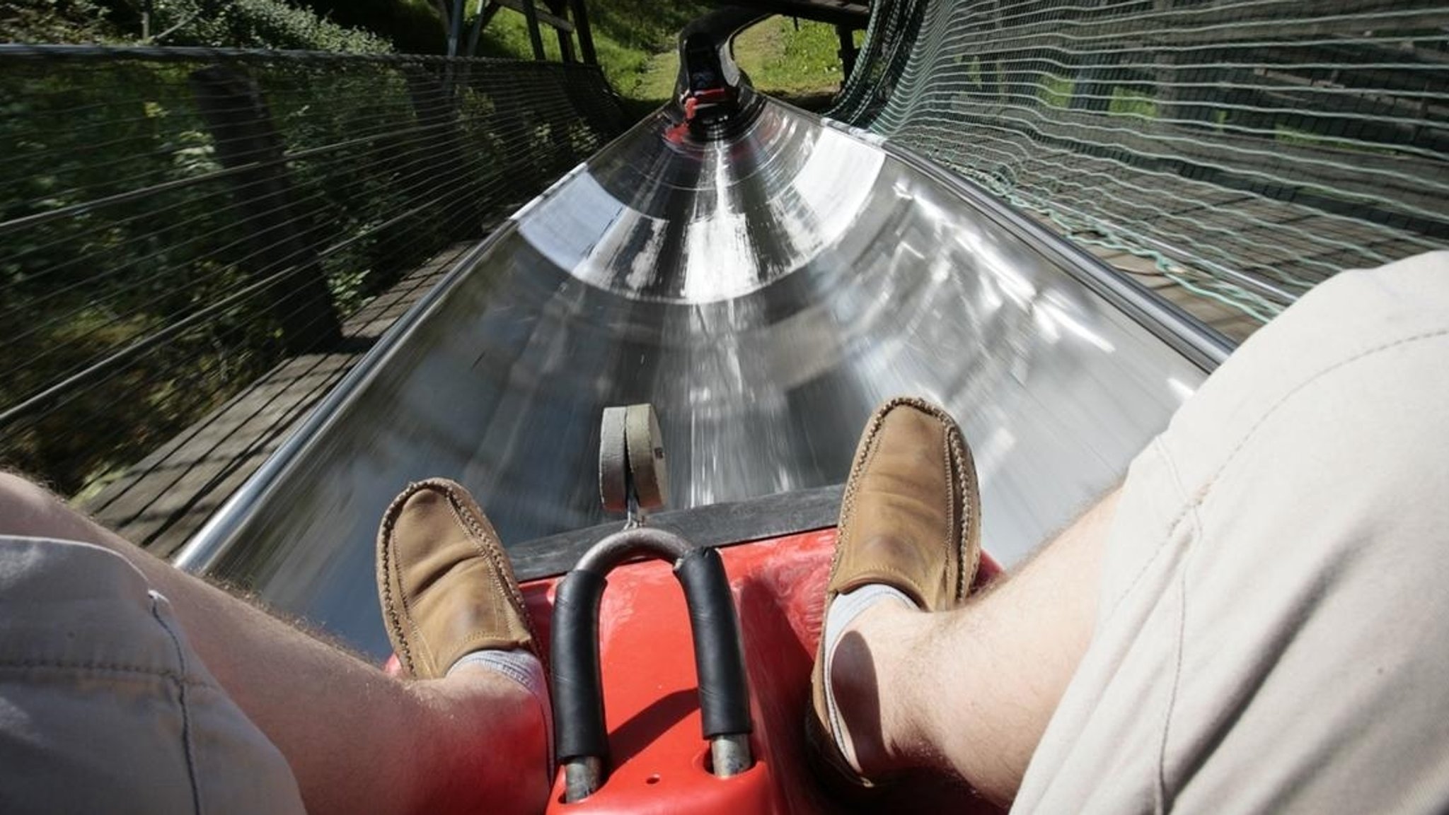 Eine Sommerrodelbahn (Symbolbild)