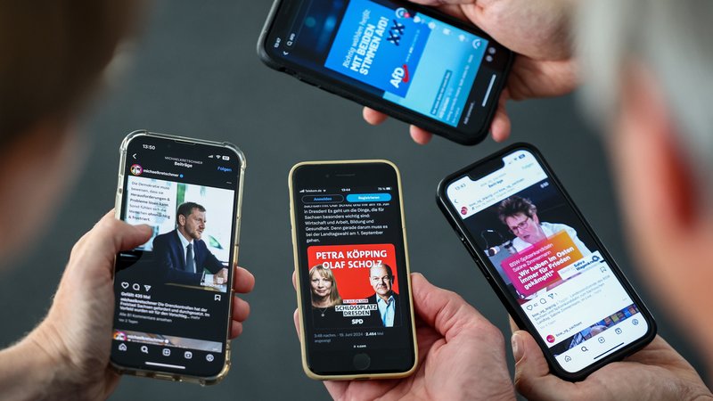 Wahlkampf in den sozialen Medien | Bild: picture alliance/dpa | Jan Woitas Wahlkampf in den sozialen Medien
