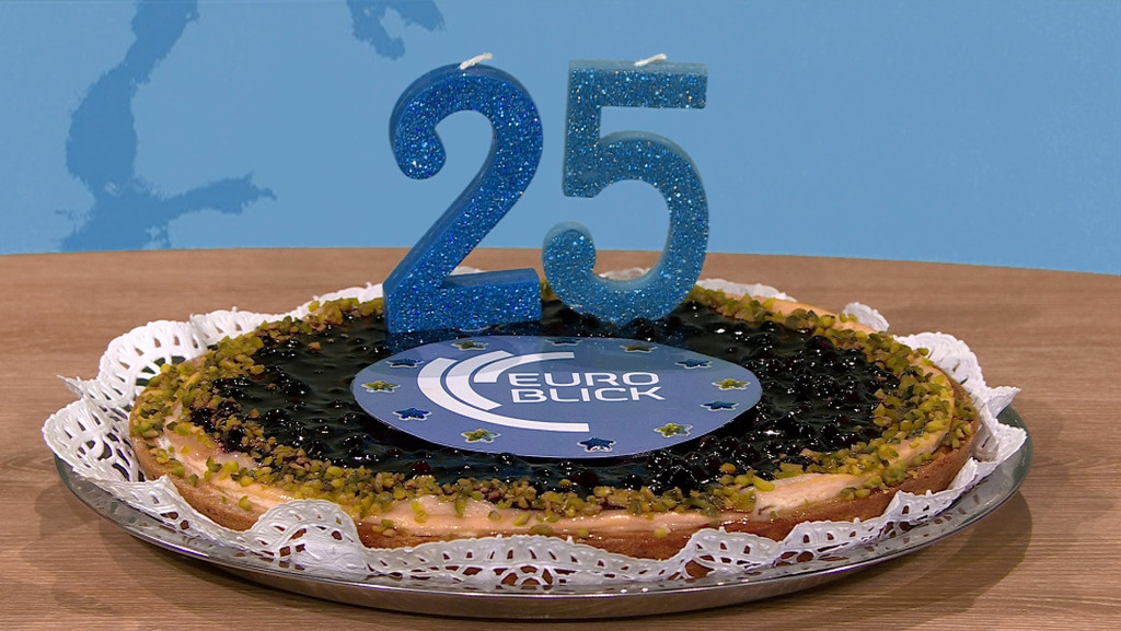 EUROBLICK-Kuchen zum 25. Geburtstag