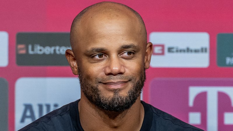 Trainer FC Bayern Vincent Kompany | Bild: picture-alliance/dpa Trainer FC Bayern Vincent Kompany