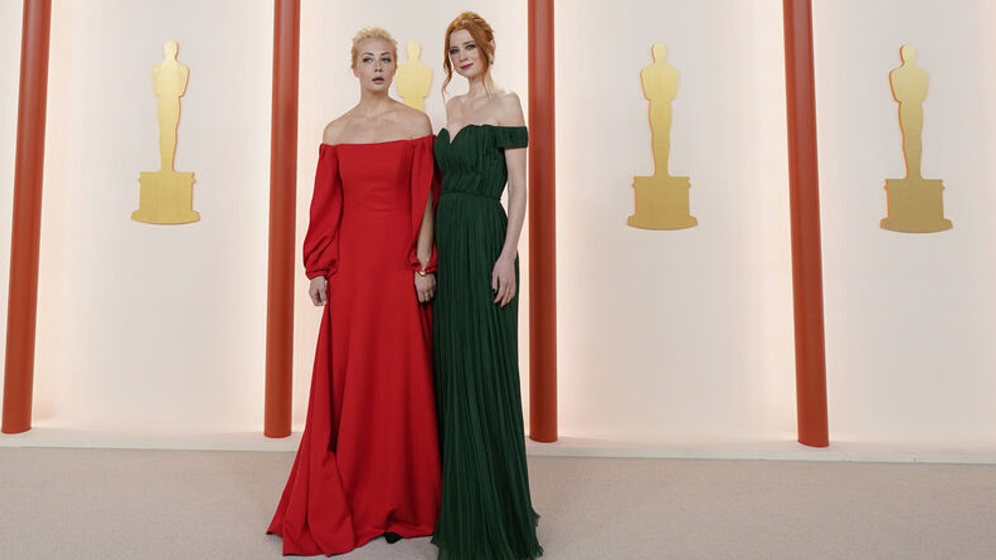 Julija Nawalnaja (l), Wirtschaftswissenschaftlerin und Ehefrau des russischen Oppositionsführers A. Navalny, und Odessa Rae sind bei den Oscars.