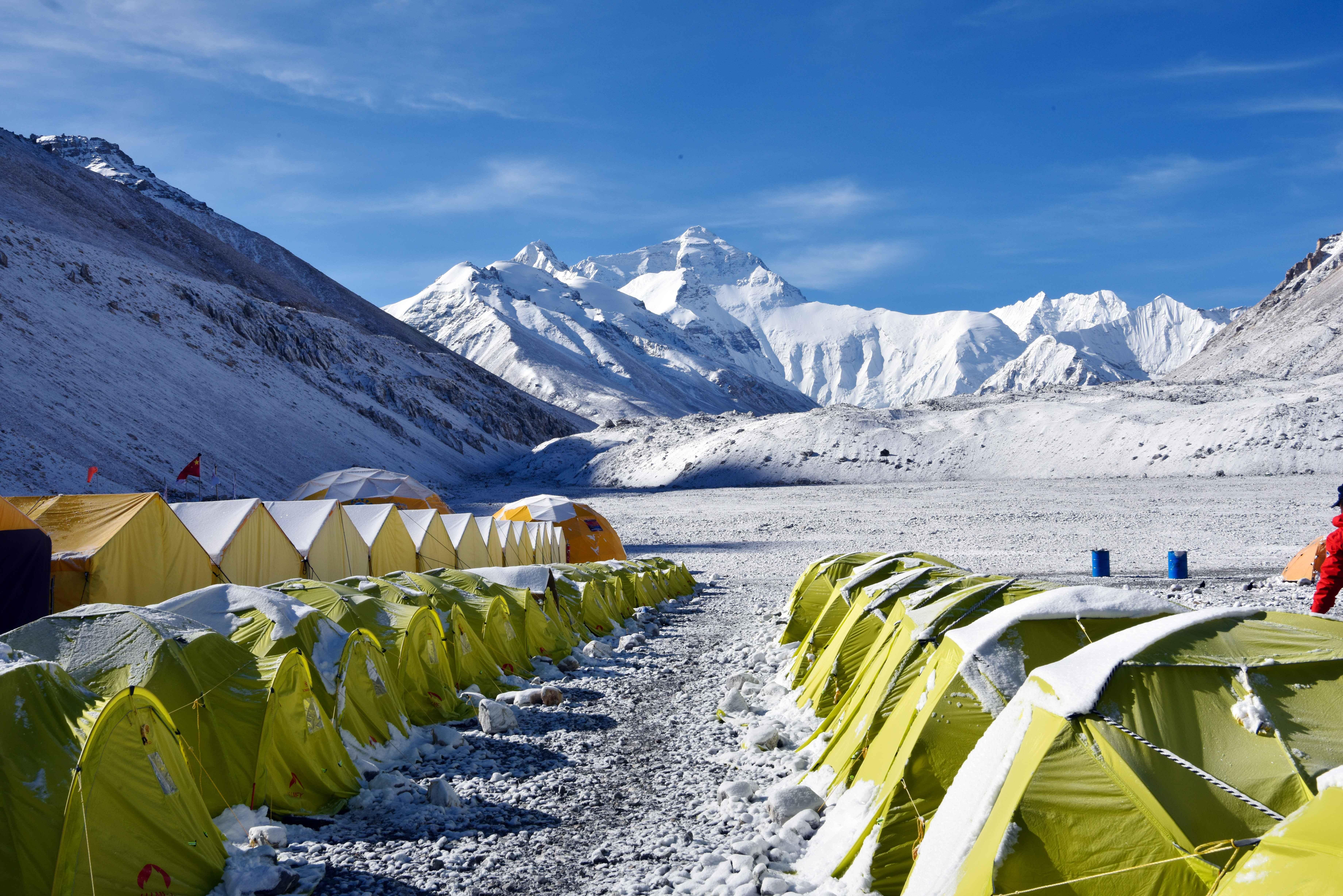 Everest Basecamp auf tibetischer Seite