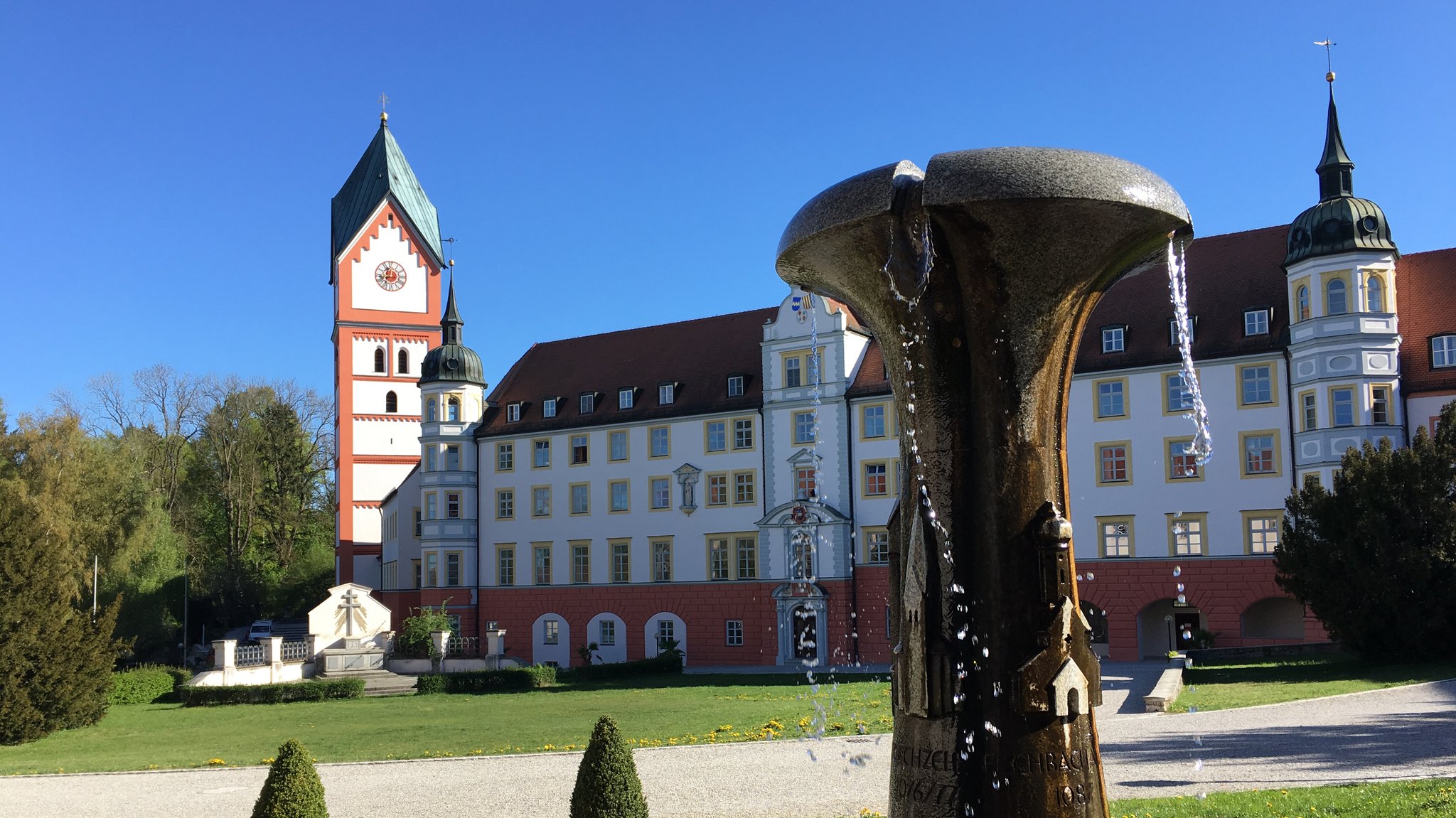 Die Benediktinerabtei Scheyern.