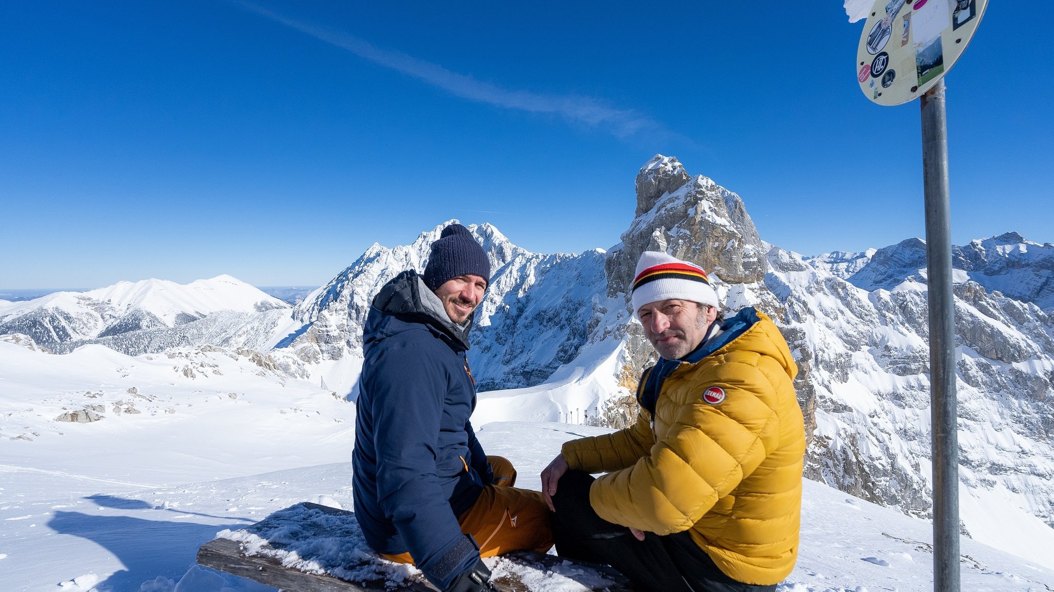 Skifahren in Retro-Skigebieten: Schmidt Max unterwegs mit Felix Neureuther am Dammkar am Karwendel