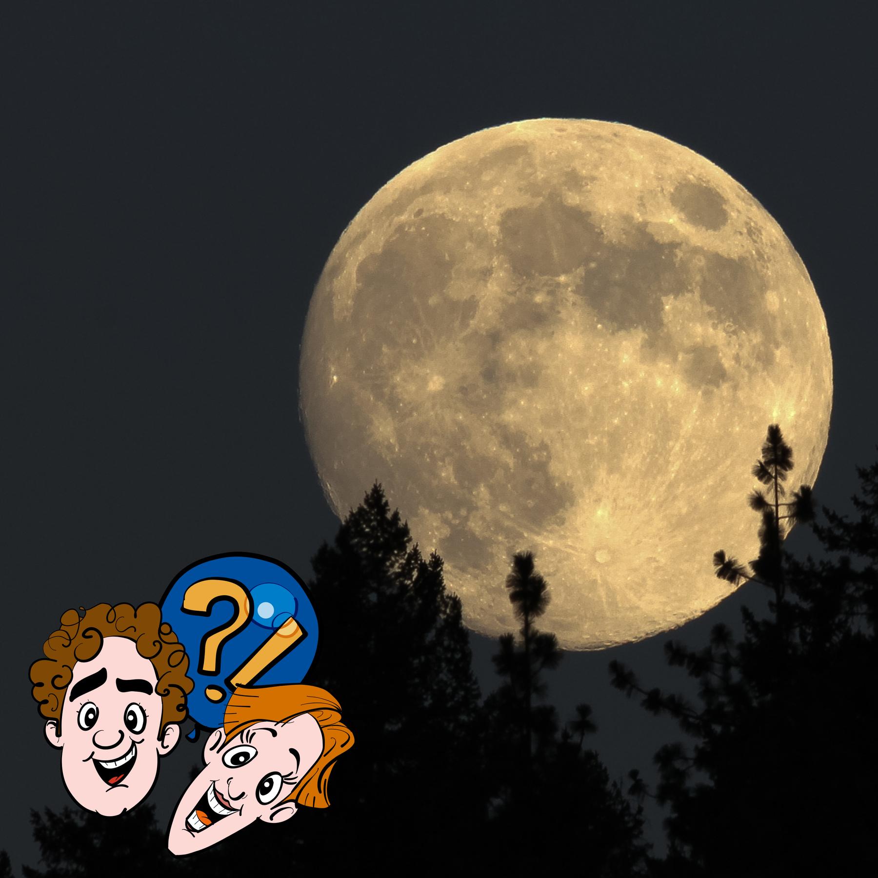 Wenn es in der Nacht regnet und der Mond scheint, gibt es dann einen Regenbogen?