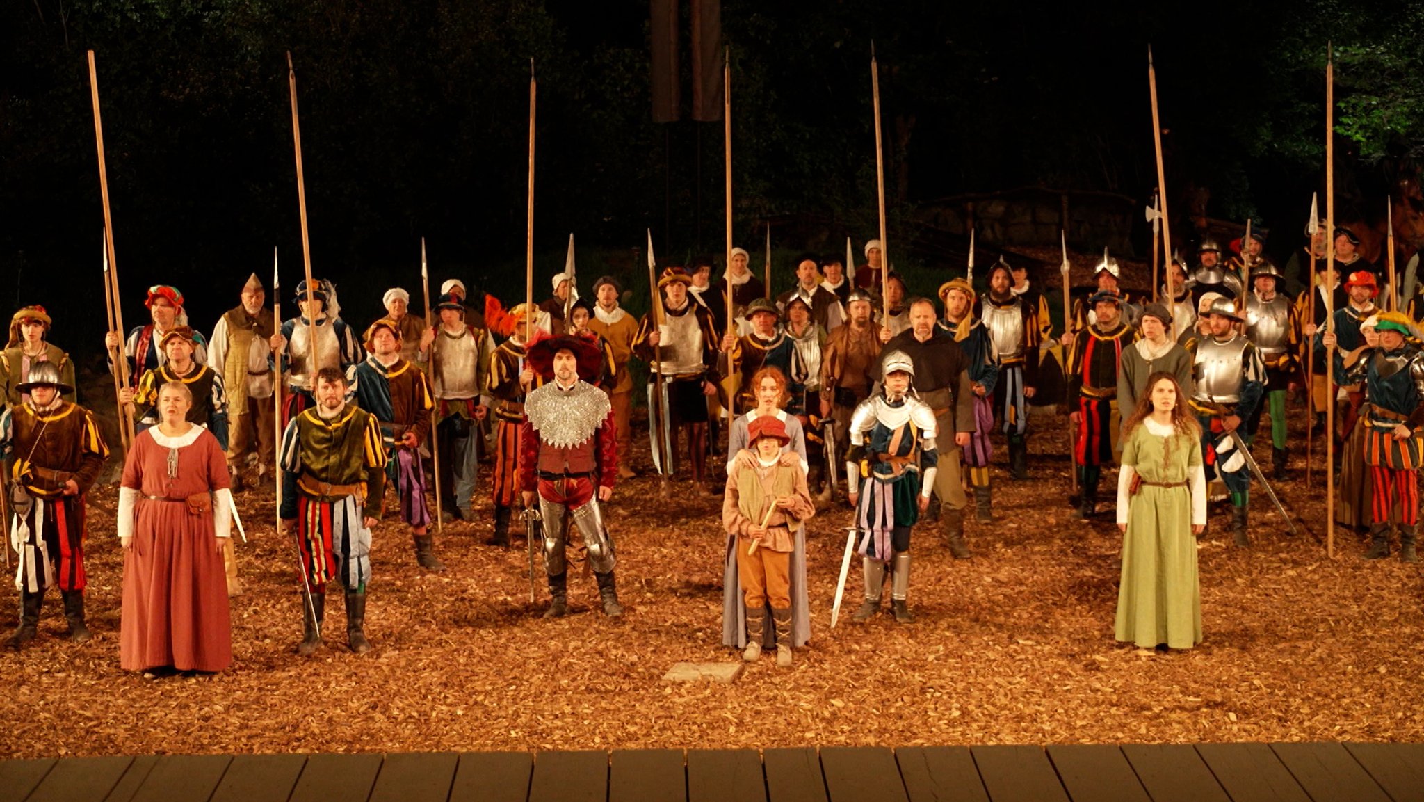 Die Freilichtbühne Altusried, Szene aus dem Stück 1525 - Bauernkrieg