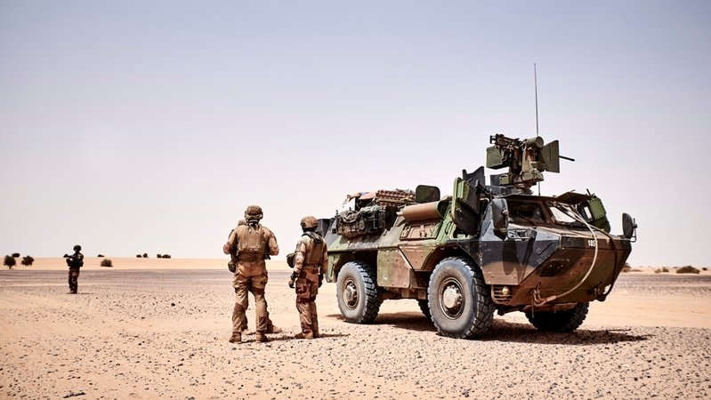 Internationale Militärpatrouille in Mali