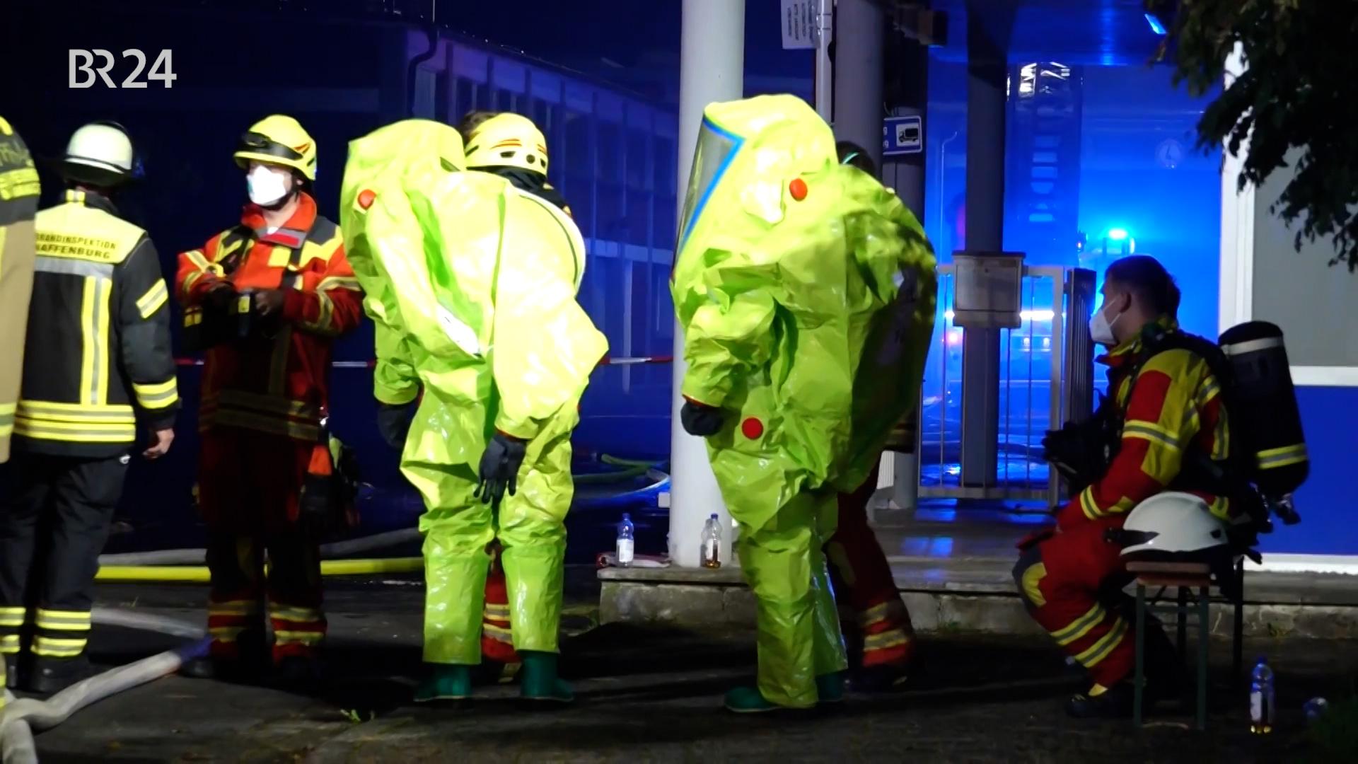 Feuerwehr am Einsatzort.