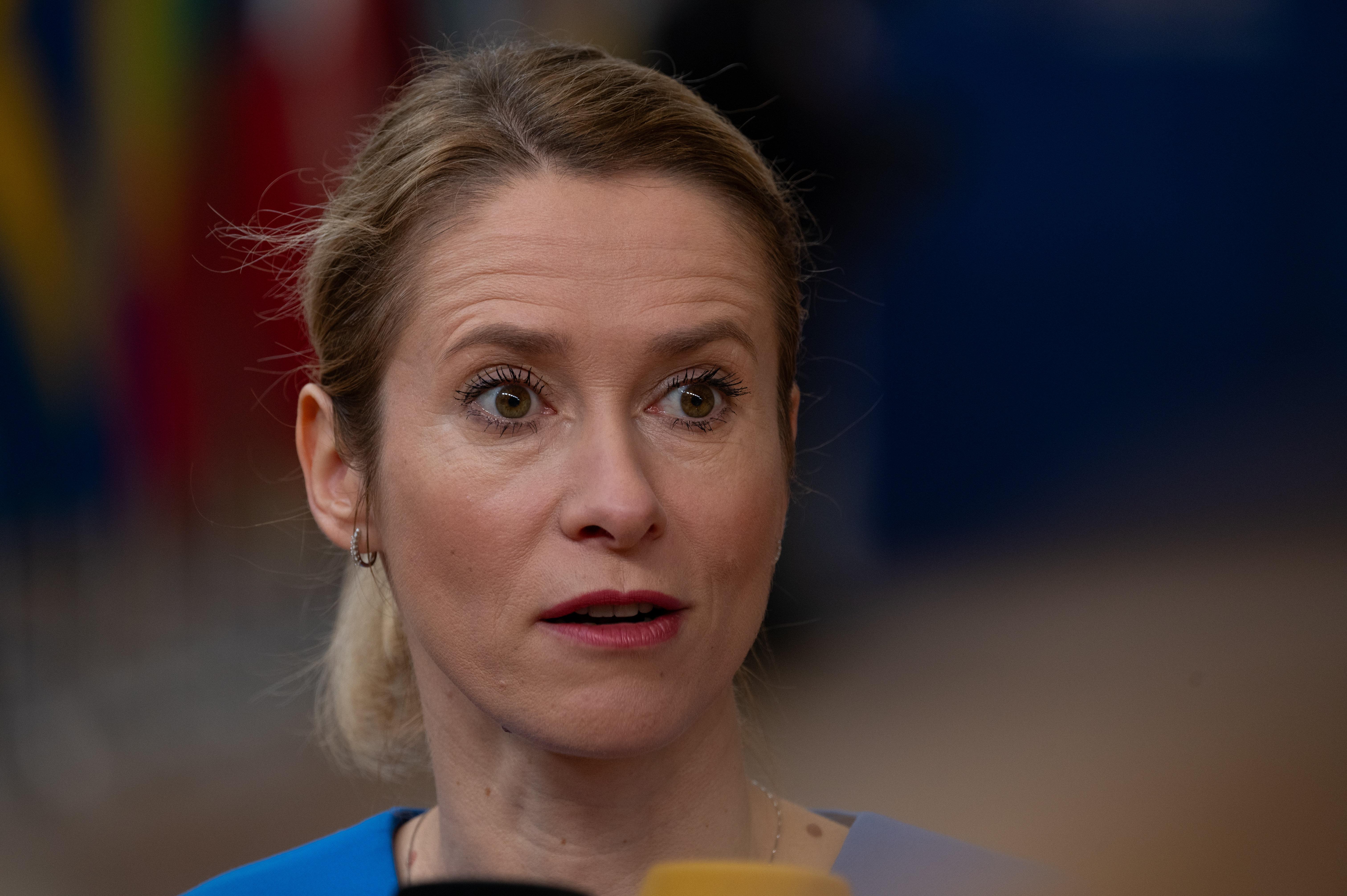 Die estnische Regierungschefin Kaja Kallas