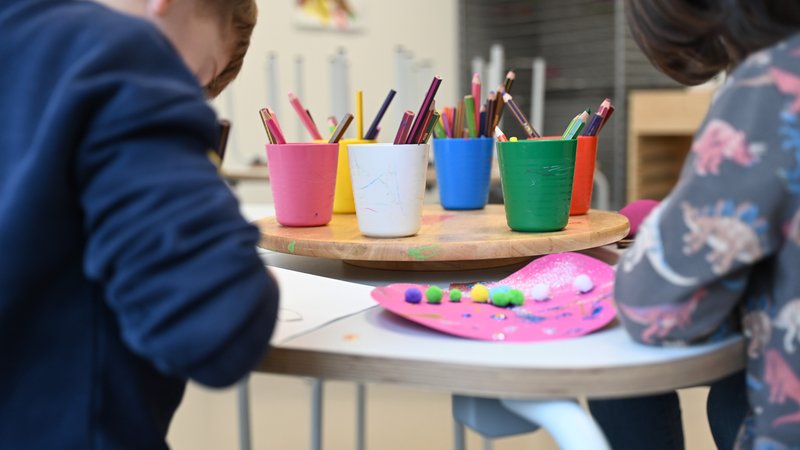 Kinder in einer Kindertagesstätte (Symbolbild) | Bild: picture alliance/dpa | Maximilian von Klenze Kinder in einer Kindertagesstätte (Symbolbild)