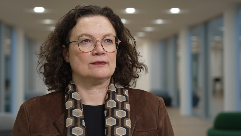 BA Chefin Andrea Nahles | Bild: BR Johannes Lenz BA Chefin Andrea Nahles