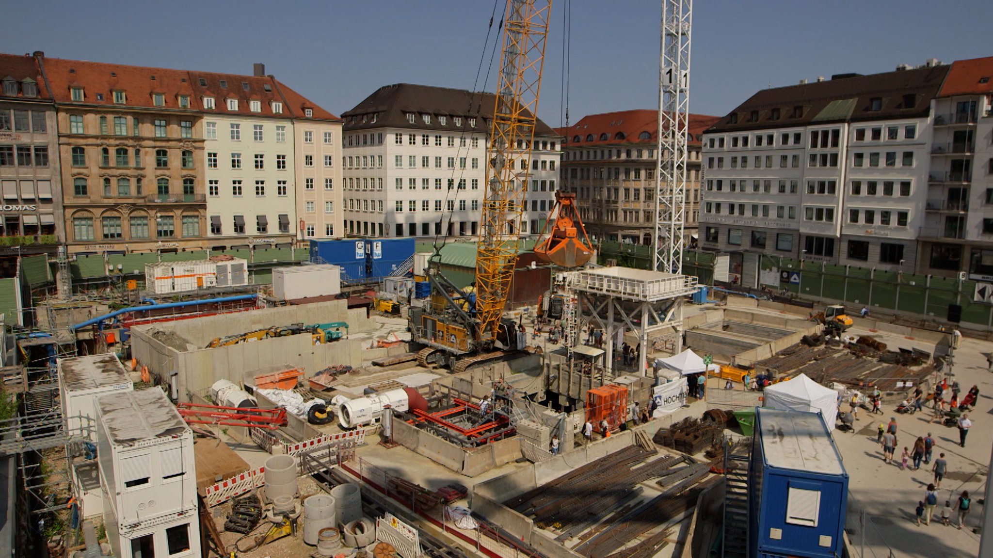 Einblick in Bau der 2. Stammstrecke in München