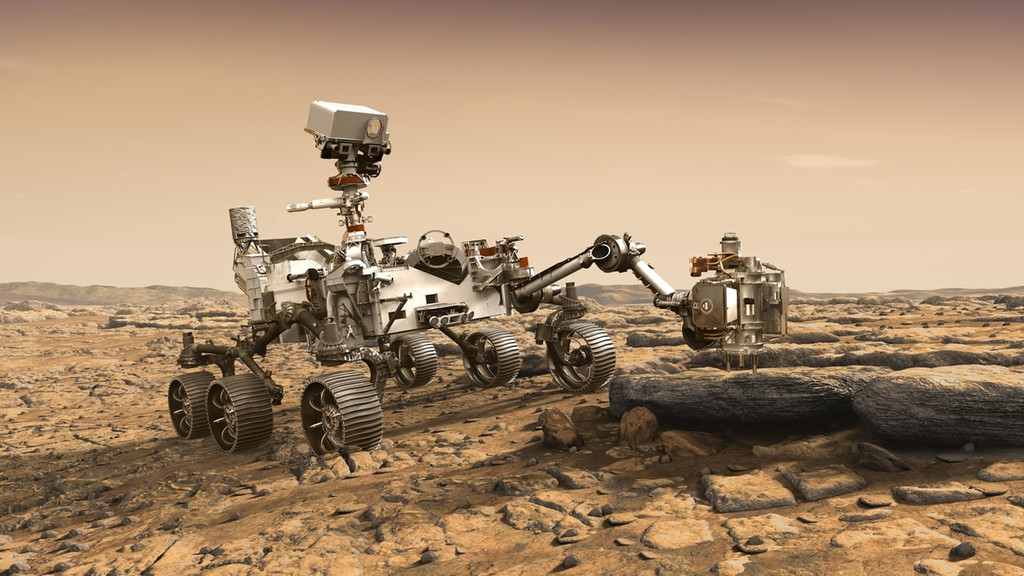 Start des "Perseverance"-Rover zum Mars