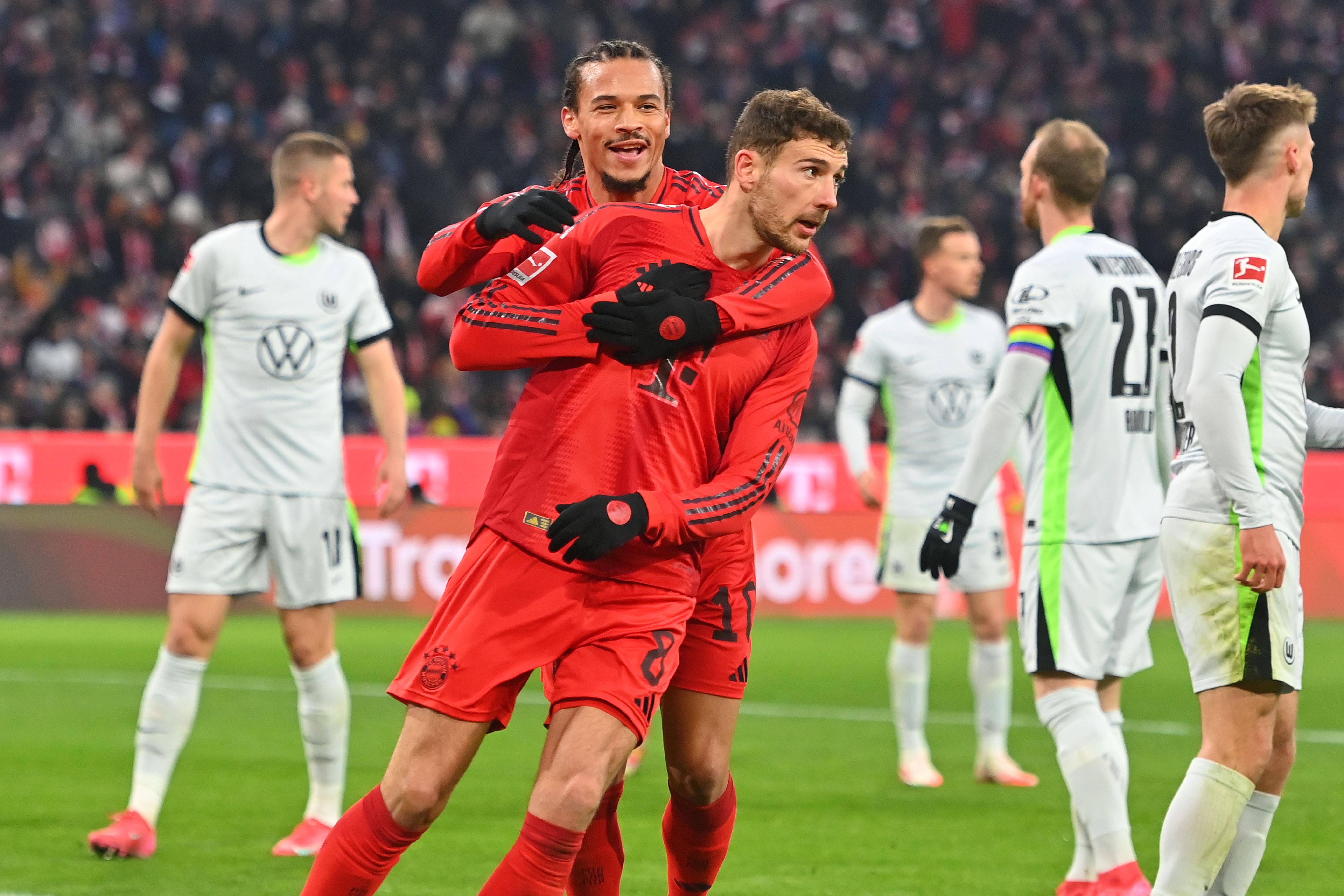 Leroy Sane und Leon Goretzka 