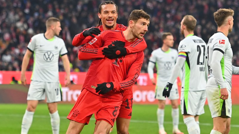 Leroy Sane und Leon Goretzka | Bild: picture-alliance/dpa Leroy Sane und Leon Goretzka