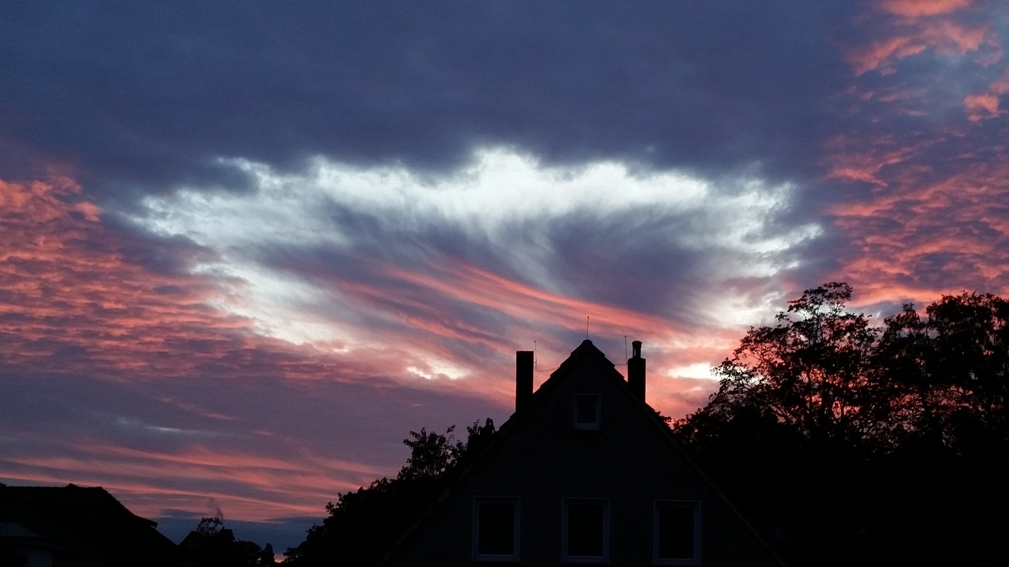 Wolkenimpression über Detmold