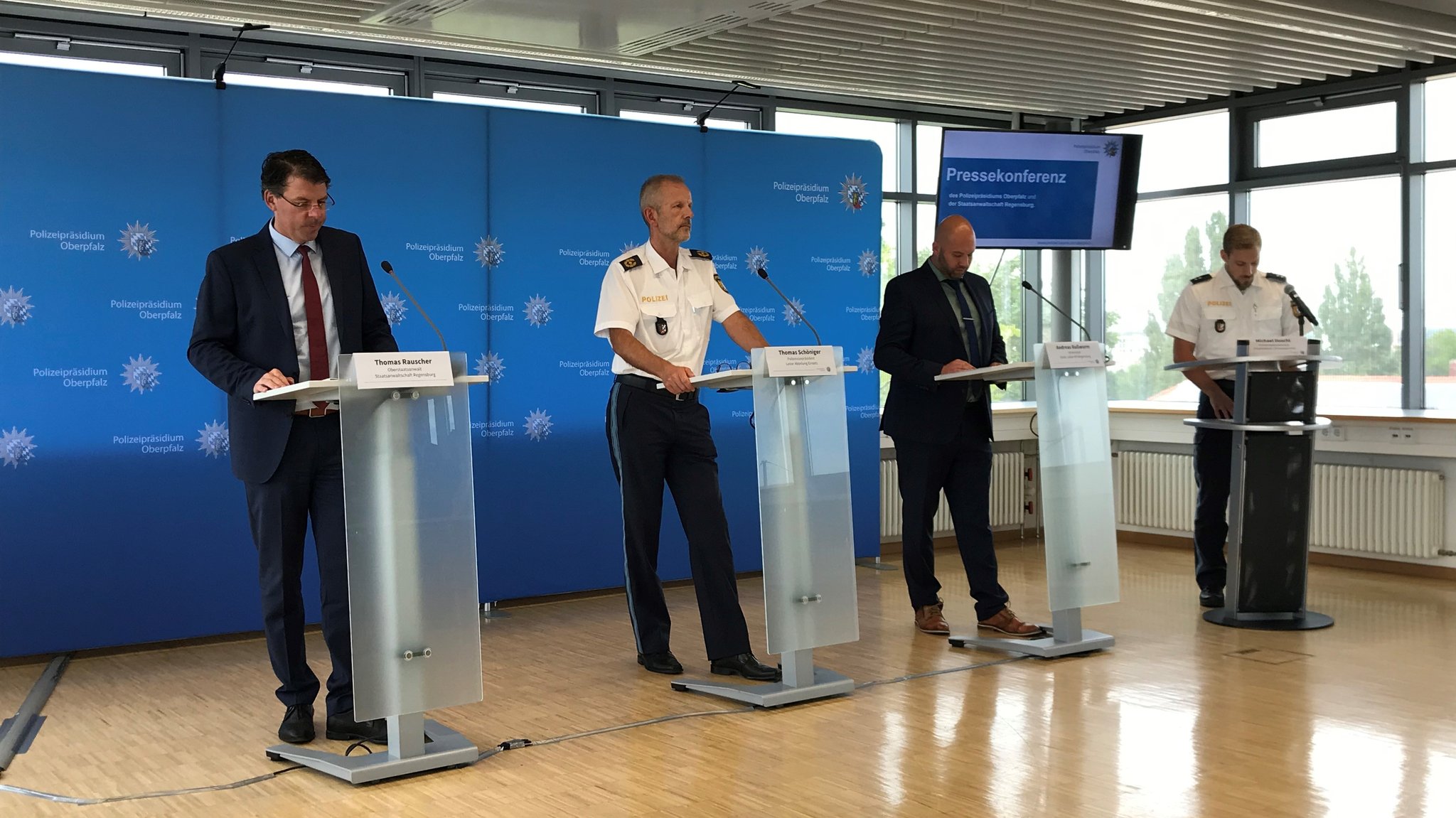 Die Pressekonferenz des Polizeipräsidiums Oberpfalz