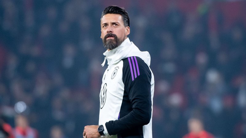 Sandro Wagner in der Trainingsjacke des DFB. | Bild: picture alliance / Eibner-Pressefoto | Eibner-Pressefoto/Memmler Sandro Wagner in der Trainingsjacke des DFB.