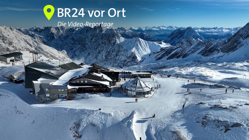 Zu sehen ist die Zugspitze mit seinen diversen Restaurants. | Bild: BR/Melina Eisemann Zu sehen ist die Zugspitze mit seinen diversen Restaurants.