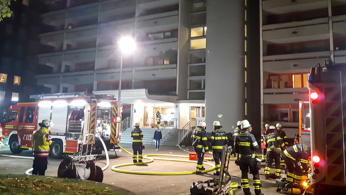 Feuerwehr-Großeinsatz in München: Hinweise auf Brandstiftung