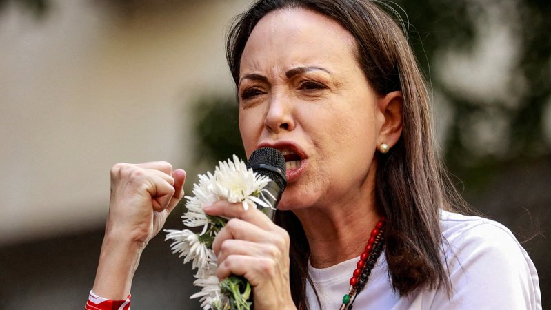 Friedensnobelpreis geht an María Corina Machado aus Venezuela | Bild: REUTERS/Leonardo Fernandez Viloria/File Photo Friedensnobelpreis geht an María Corina Machado aus Venezuela