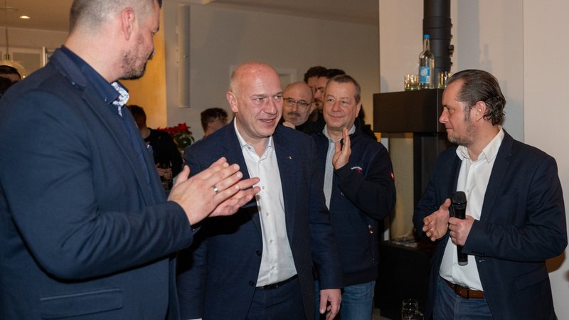 11.02.2024, Berlin: Kai Wegner (M, CDU), Regierender Bürgermeister von Berlin, kommt zur Wahlparty seiner Partei im Kochwerk im Bezirk Pankow. | Bild: Teilwiederholung der Bundestagswahl in Berlin 11.02.2024, Berlin: Kai Wegner (M, CDU), Regierender Bürgermeister von Berlin, kommt zur Wahlparty seiner Partei im Kochwerk im Bezirk Pankow.