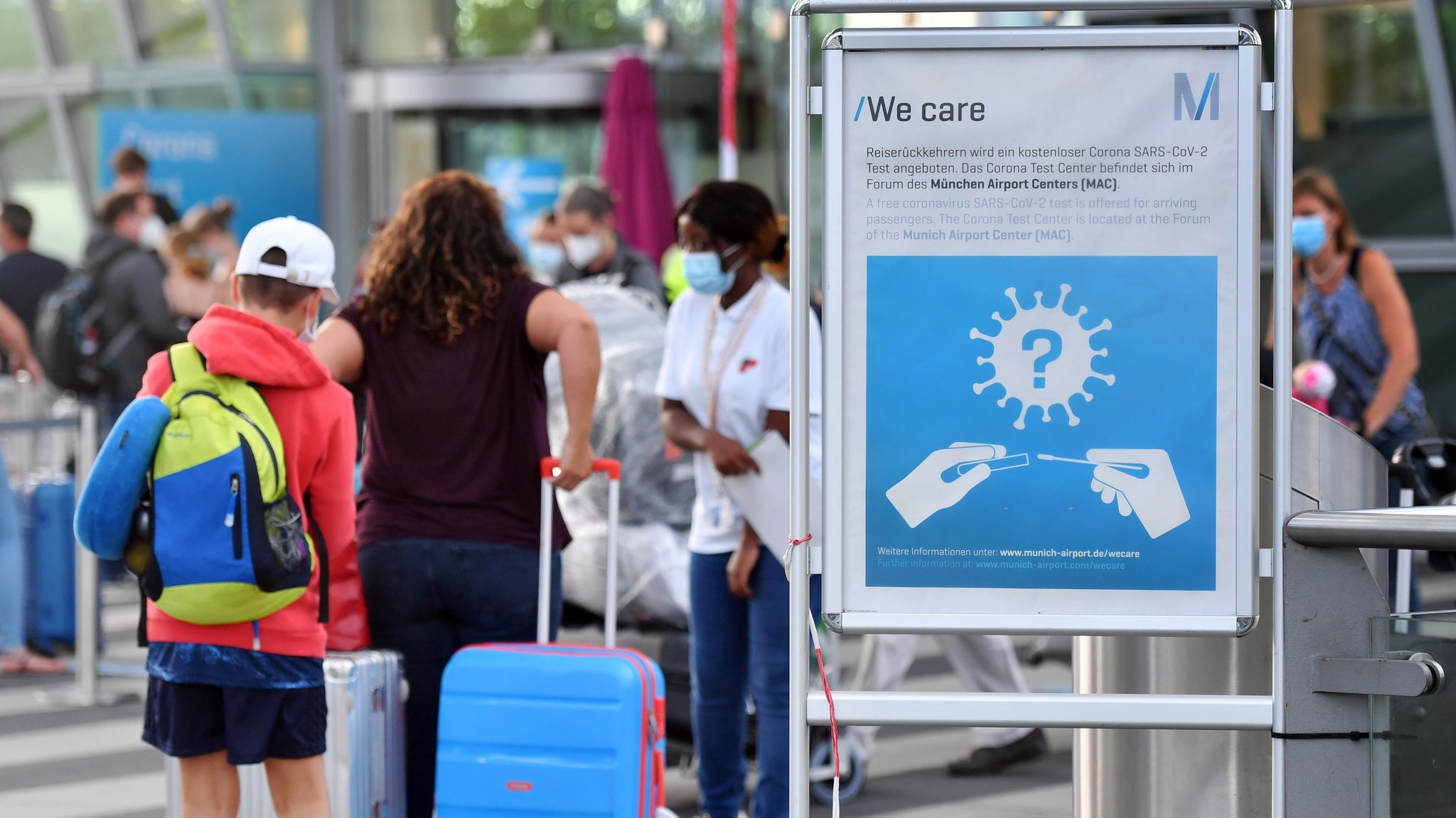 Kostenlose Corona Tests am Flughafen München