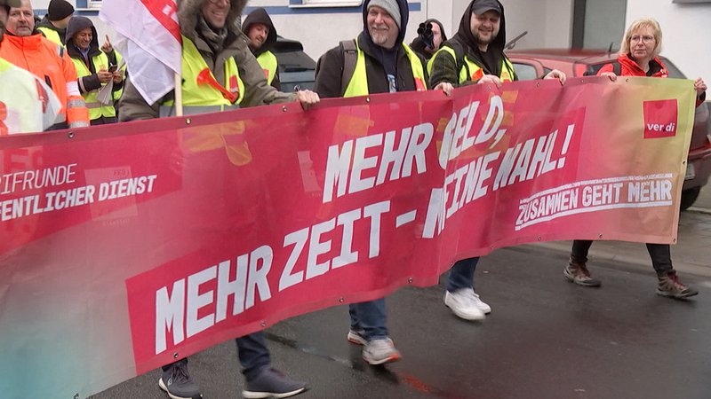 Kundgebung Öffentlicher Dienst | Bild: Bayerischer Rundfunk 2025 Kundgebung Öffentlicher Dienst