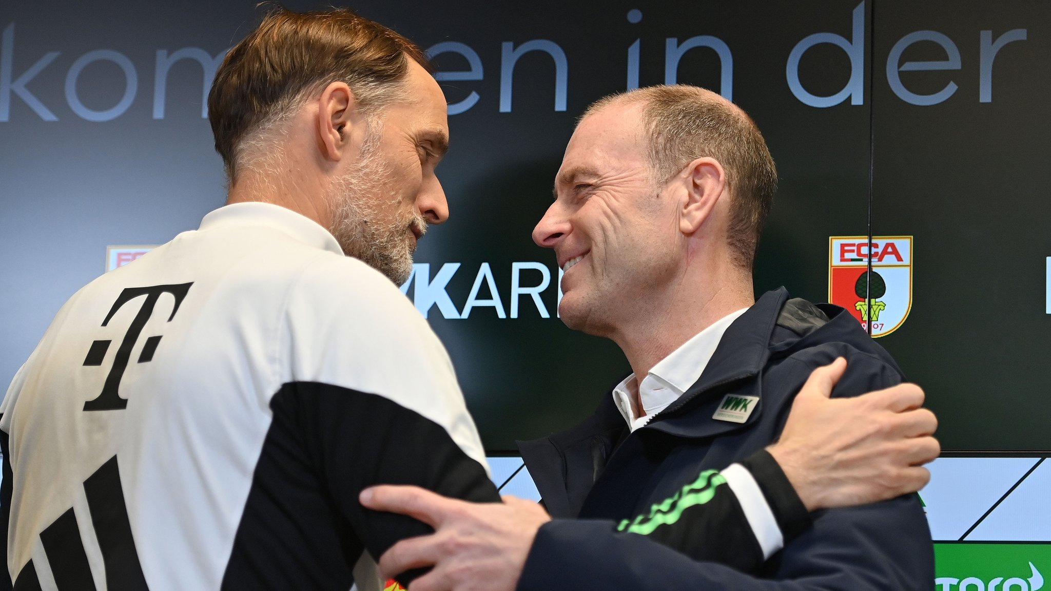 Thomas Tuchel (l.) und Jess Thorup