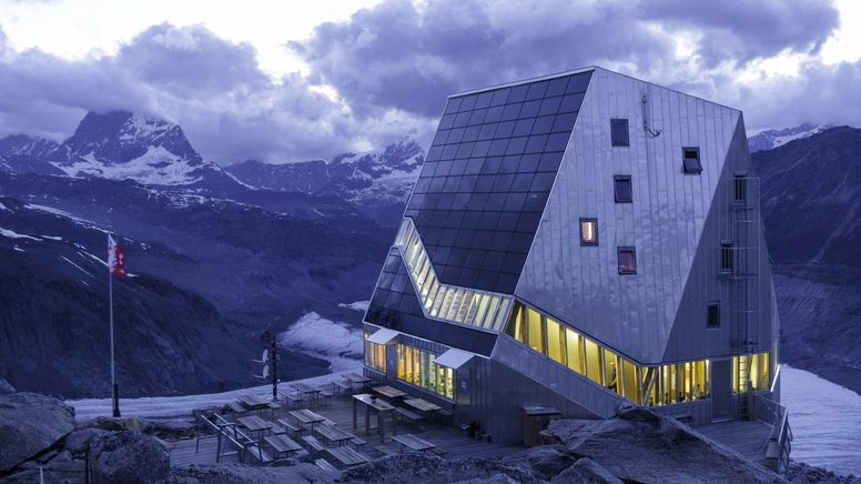 Die Monte Rosa-Hütte | Bild:Folkert Lenz