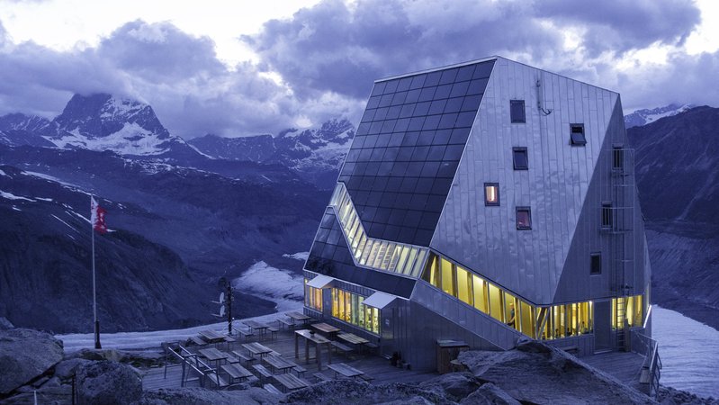 Die Monte Rosa-Hütte | Bild: Folkert Lenz Die Monte Rosa-Hütte