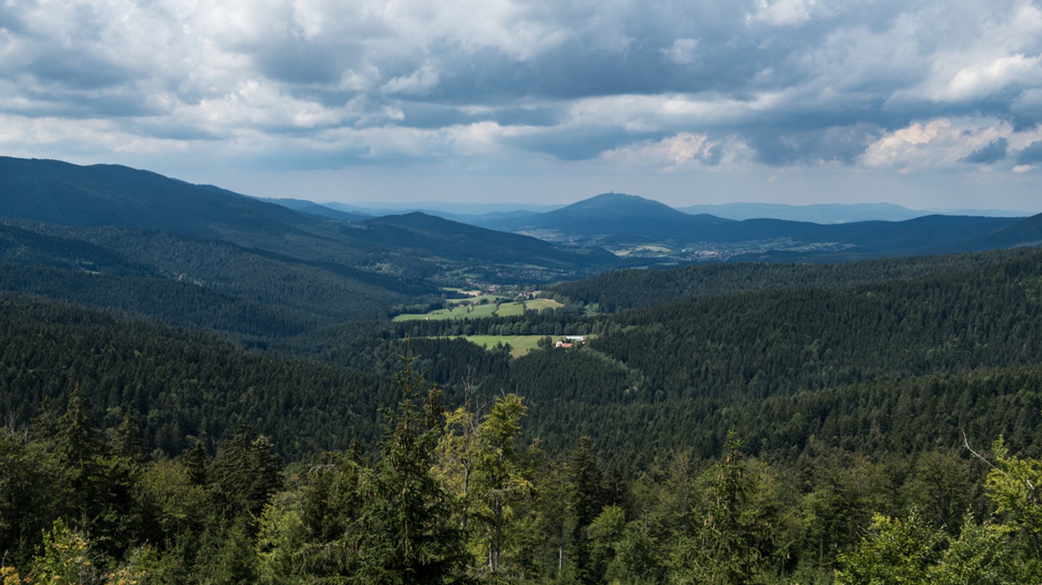 Blick über den Bayerischen Wald