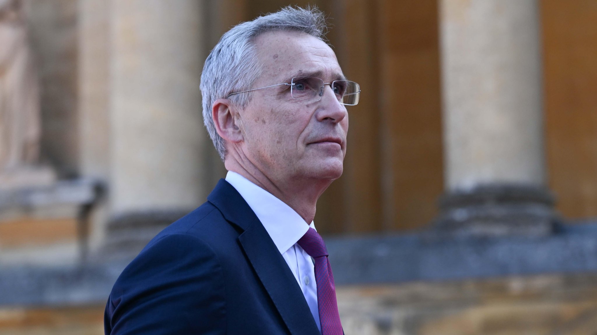 Jens Stoltenberg im Juli 2024 in Woodstock, Großbritannien