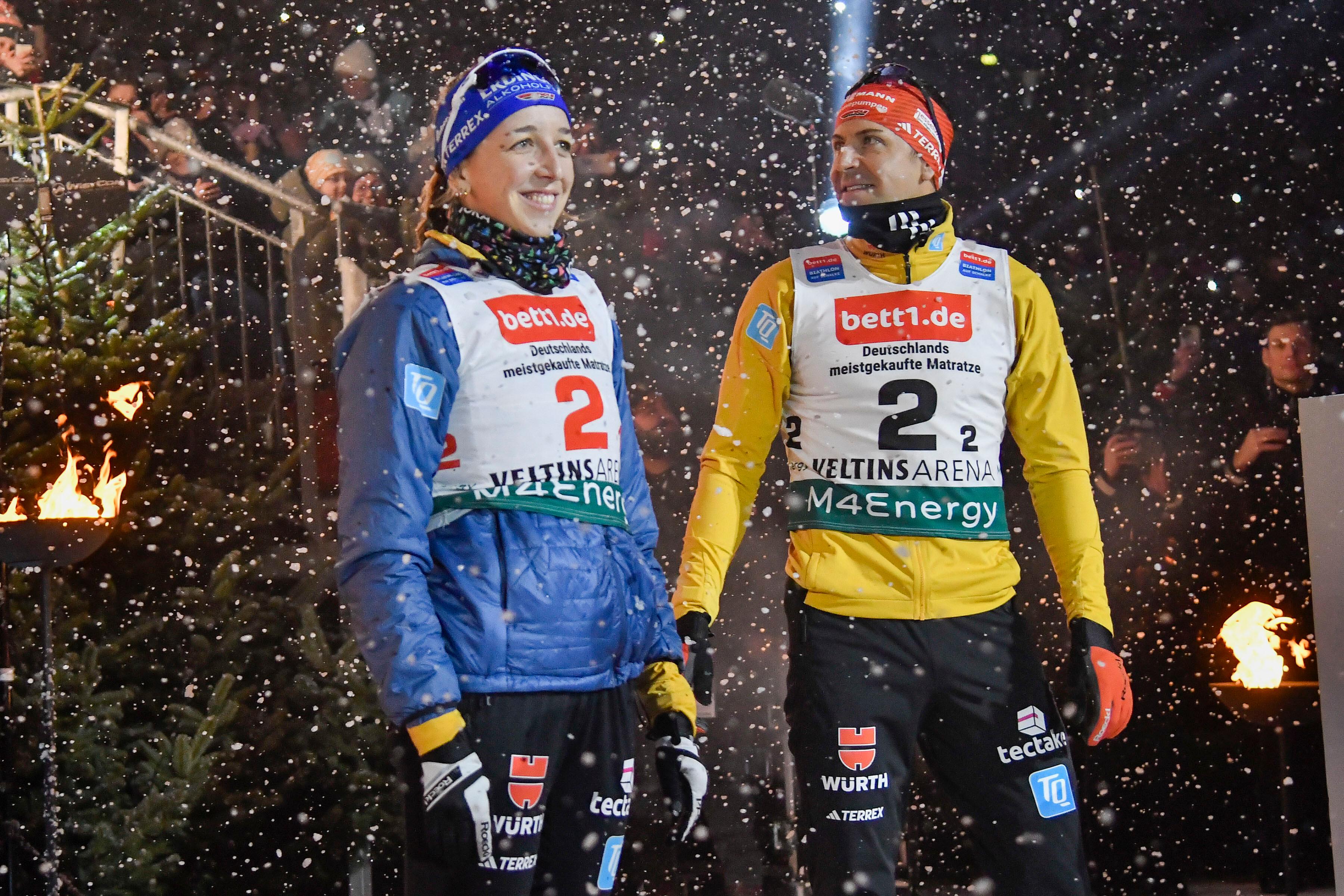 Franziska Preuß und Philipp Nawrath (Archivbild vom 28.12.2024)
