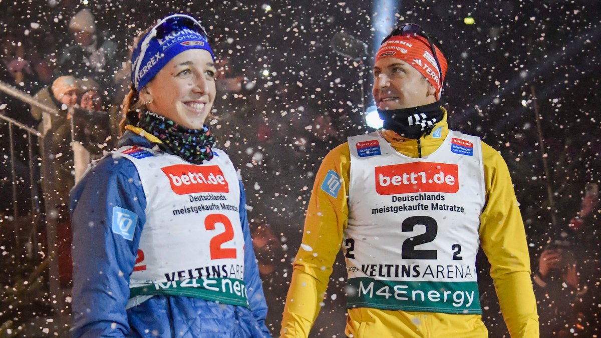 Franziska Preuß und Philipp Nawrath (Archivbild vom 28.12.2024)