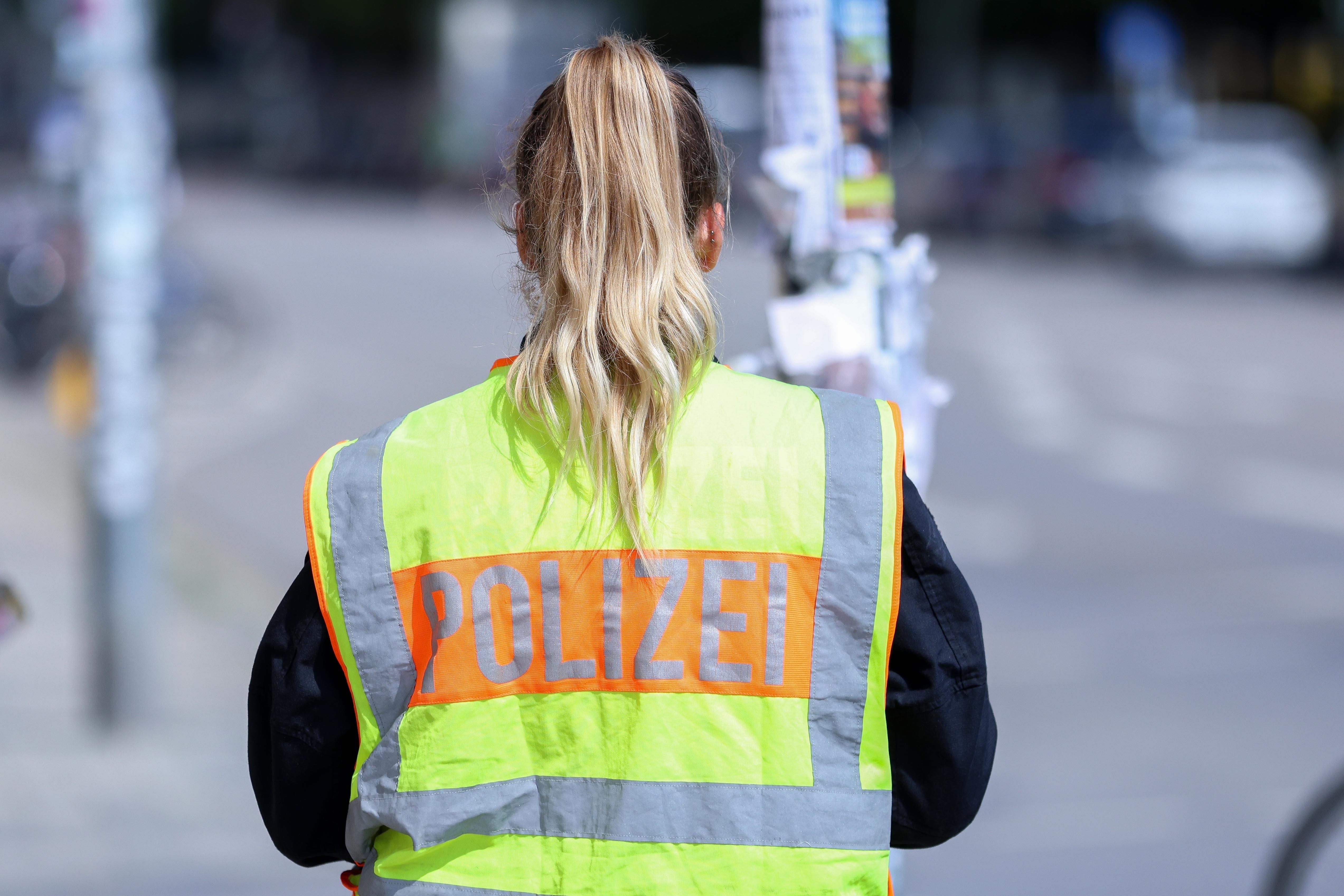 Eine Polizistin im Einsatz bei der Schießerei in München am 5. September.