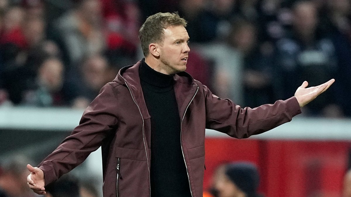 Julian Nagelsmann im März 2023, damals noch Trainer vom FC Bayern München.