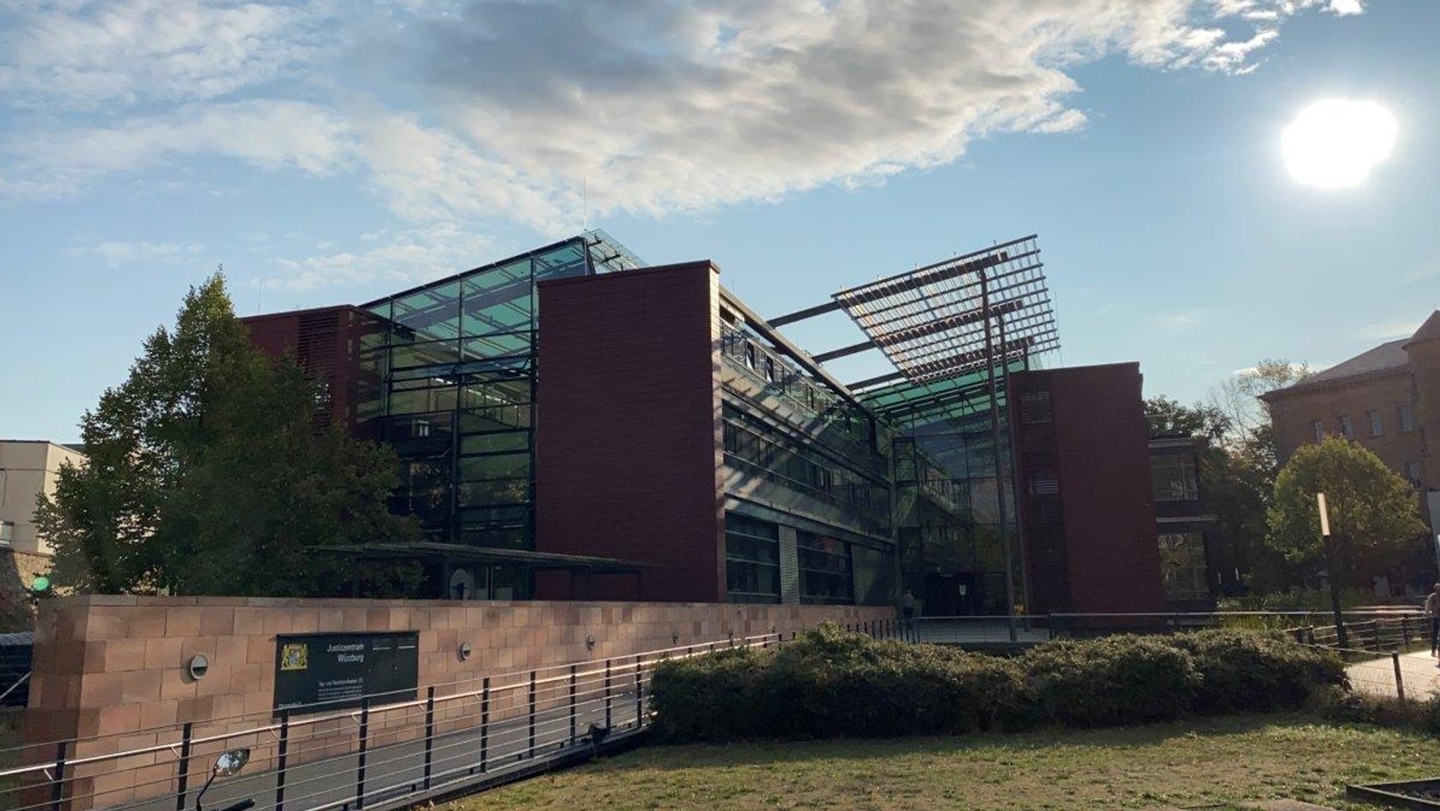 Das Justizzentrum in Würzburg.