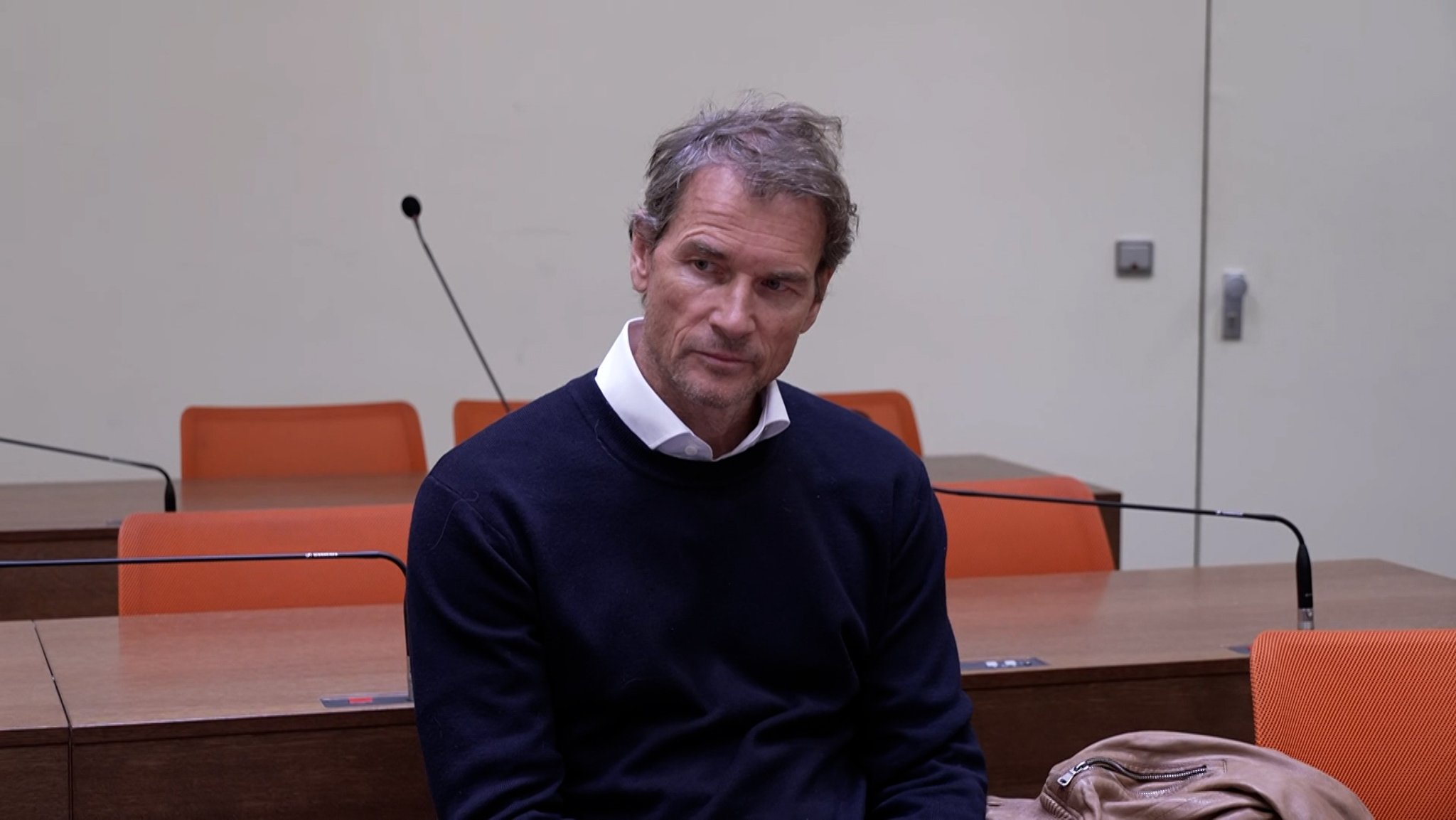 Ex-Fußballnationaltorwart Jens Lehmann bei der Gerichtsverhandlung.