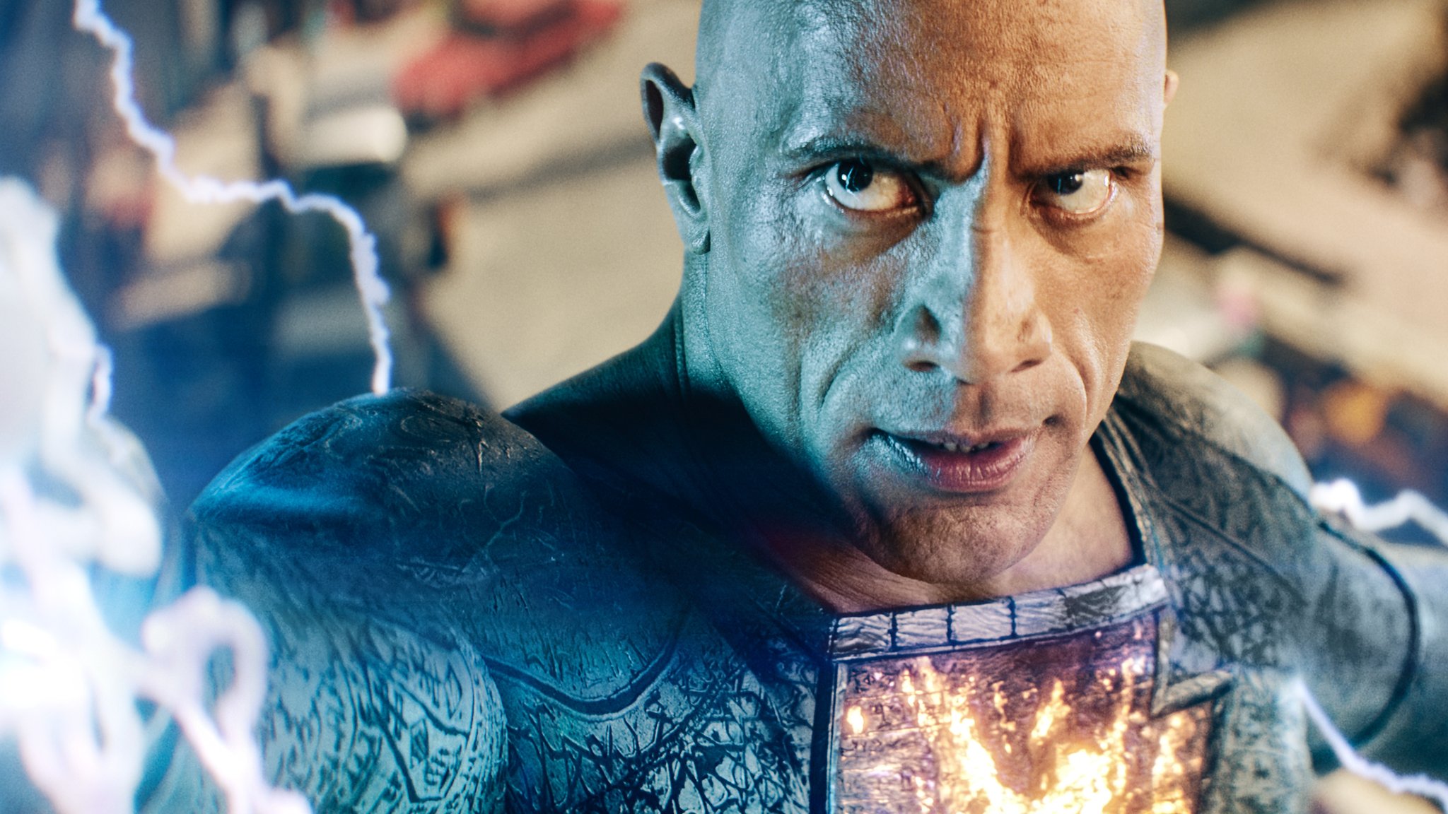 Dwayne Johnson als "Black Adam" (Filmszene)