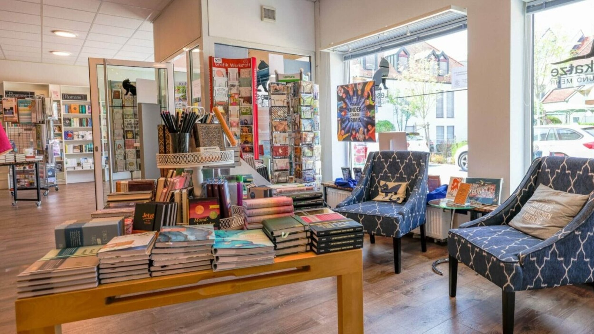 Blick in den Laden "Lesekatze Alzenau" | Bild: Lesekatze Alzenau Blick in den Laden "Lesekatze Alzenau"