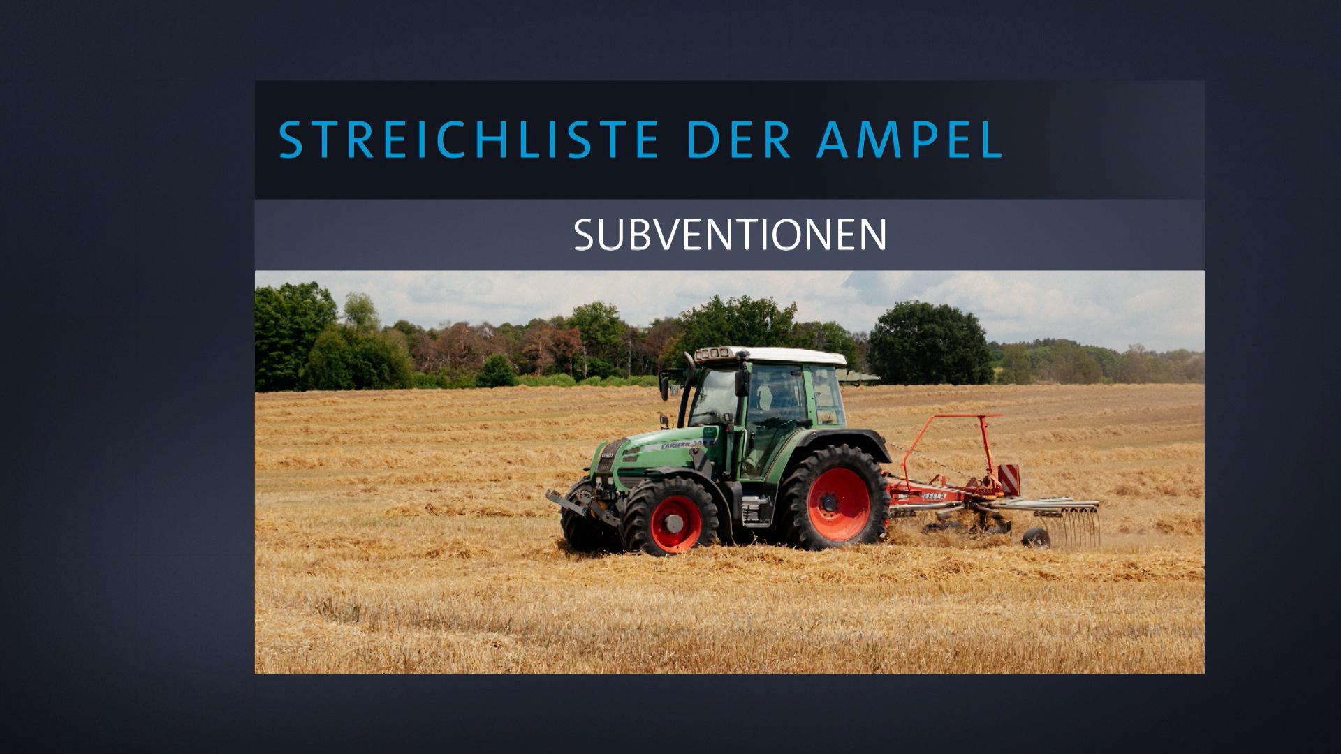 Die Streichliste der Ampel trifft viele