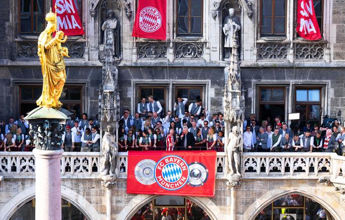 Meisterfeier FC Bayern München | Bild:dpa