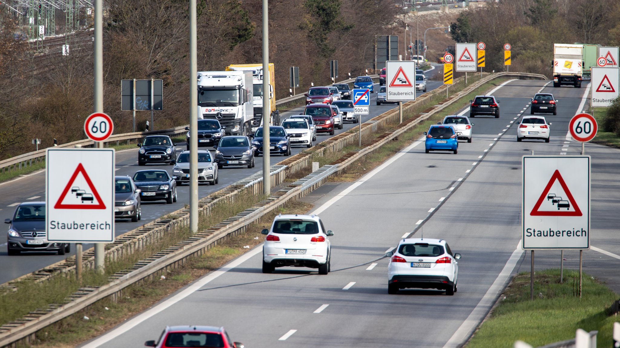 Frankenschnellweg in Nürnberg