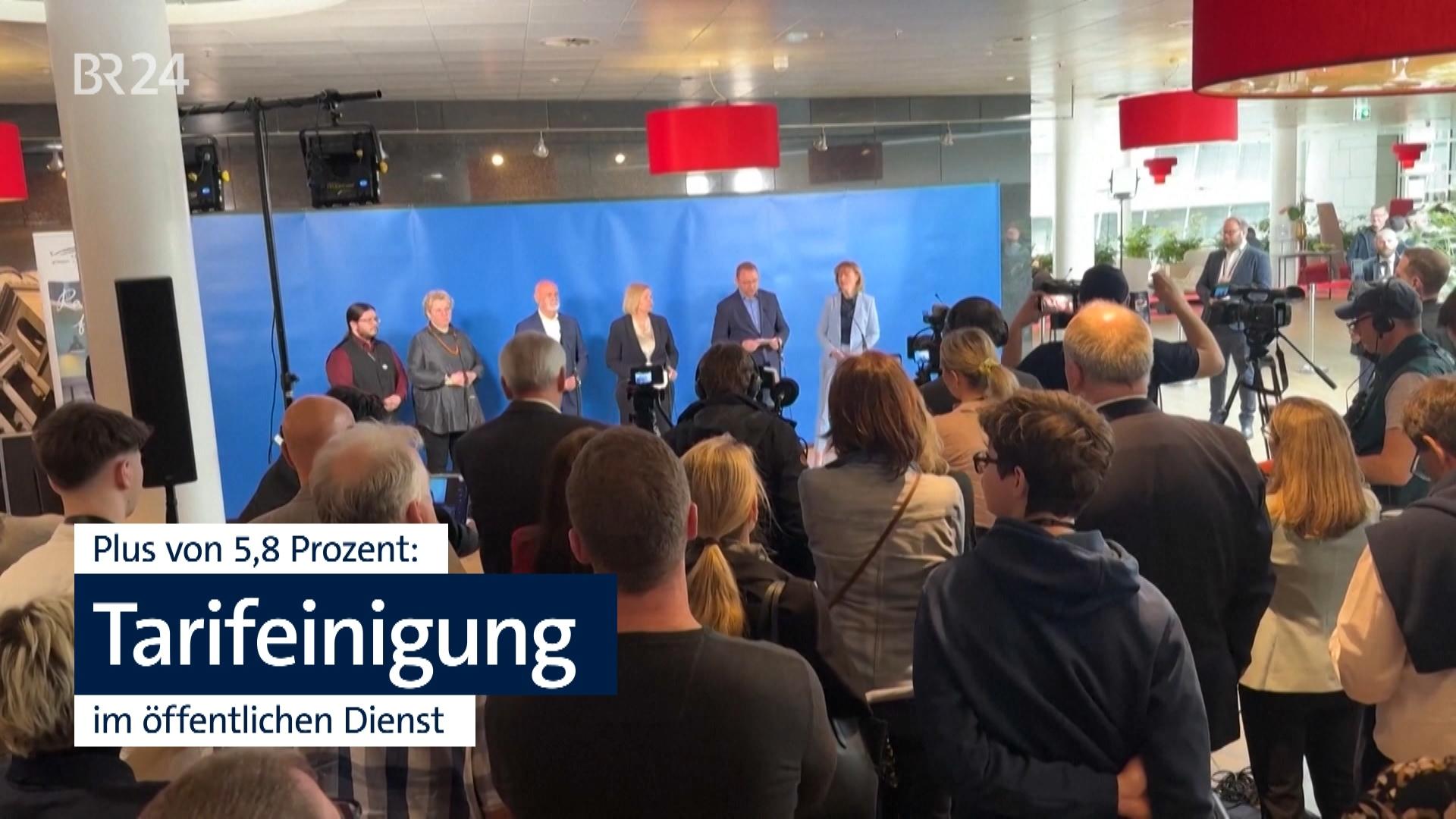 Tarifeinigung im öffentlichen Dienst verkündet