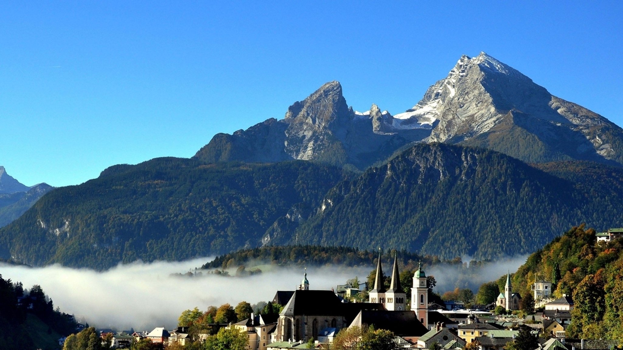 Watzmann über Berchtesgaden