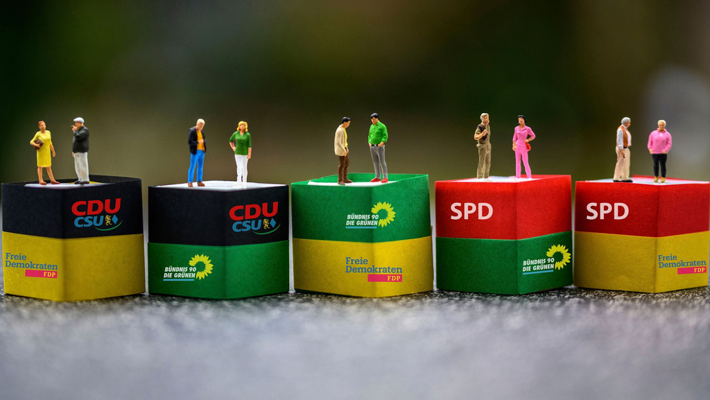 Sondierungsgespräche nach der Bundestagswahl 2021 (Symbolbild)