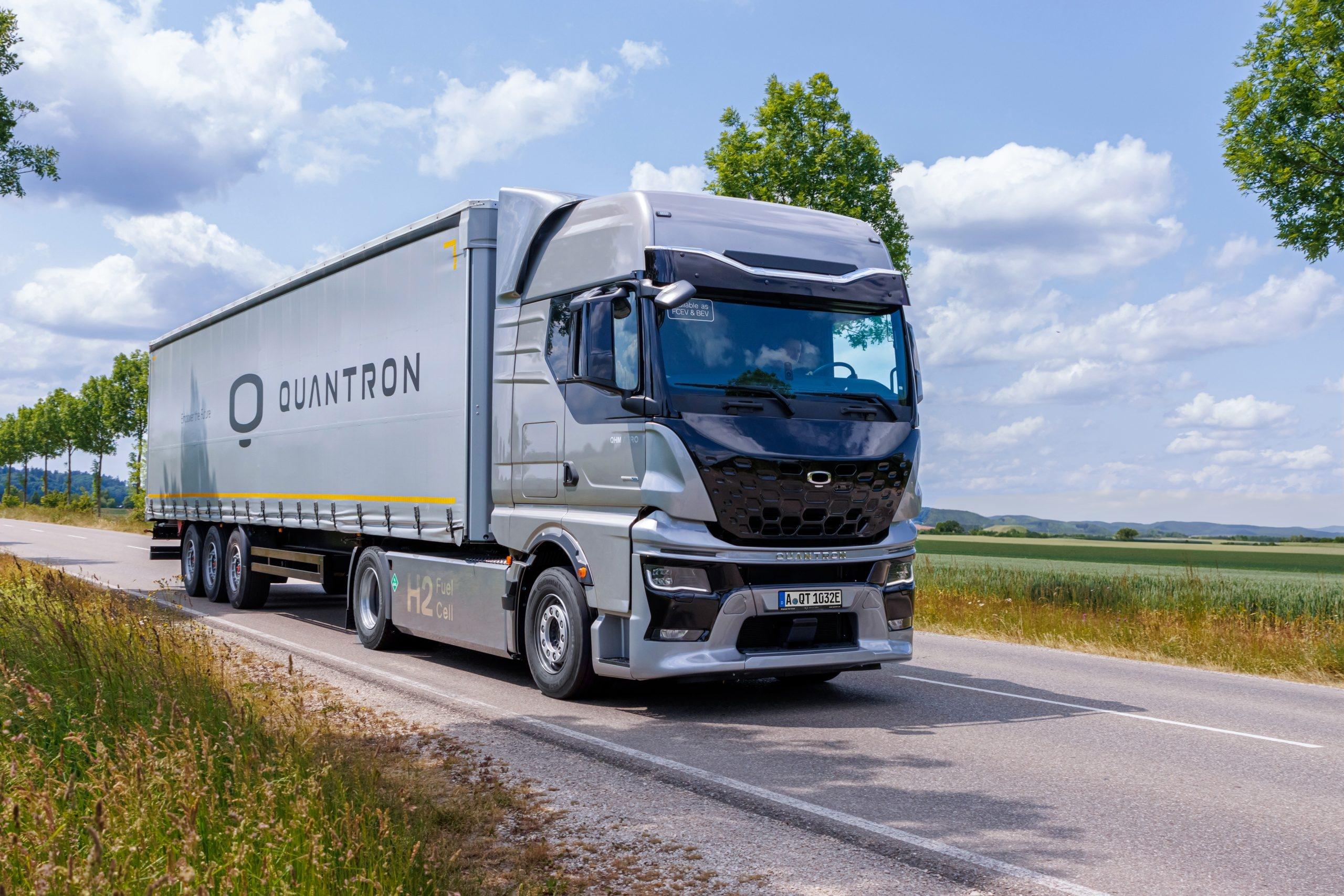 Quantron, Nutzfahrzeughersteller für batterie- und wasserstoffbetriebene Lkw, hat eine vorläufige Insolvenz angemeldet.